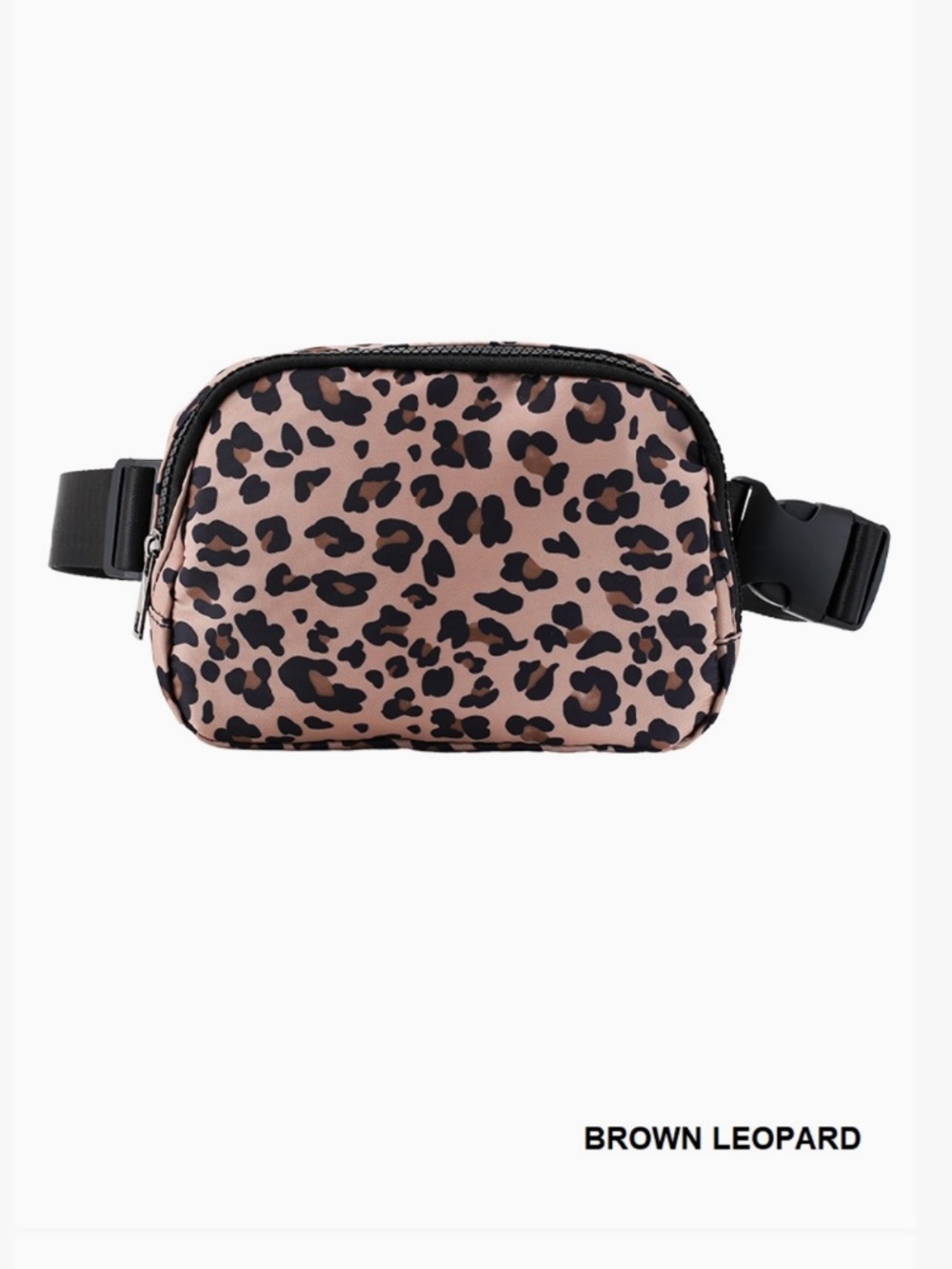 Leopard Belt Bag Brown Leopard Fanny Pack Crossbody Travel Festival Bag